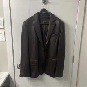 Men’s Danier Brown Leather Blazer